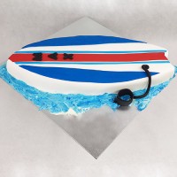 Beach Surfboard Cake